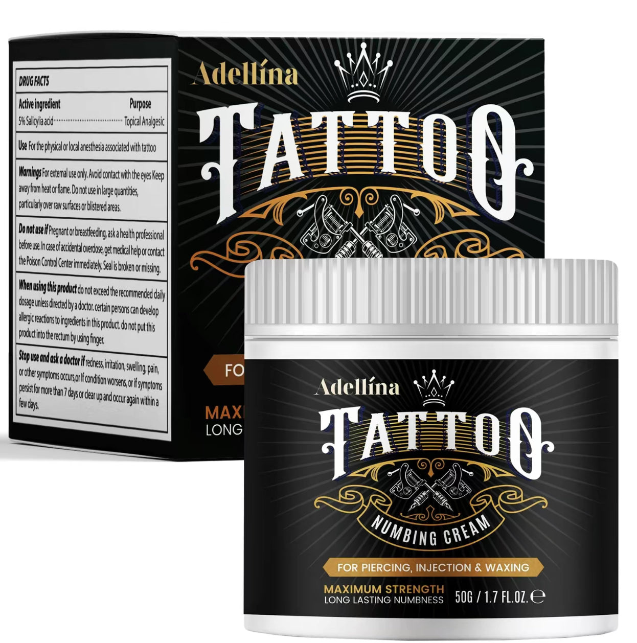 Crema anestésica para tatuajes