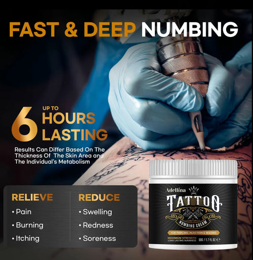 Crema anestésica para tatuajes